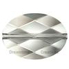 SWAROVSKI 5050 Oval Bead 14x10 Silver Shade